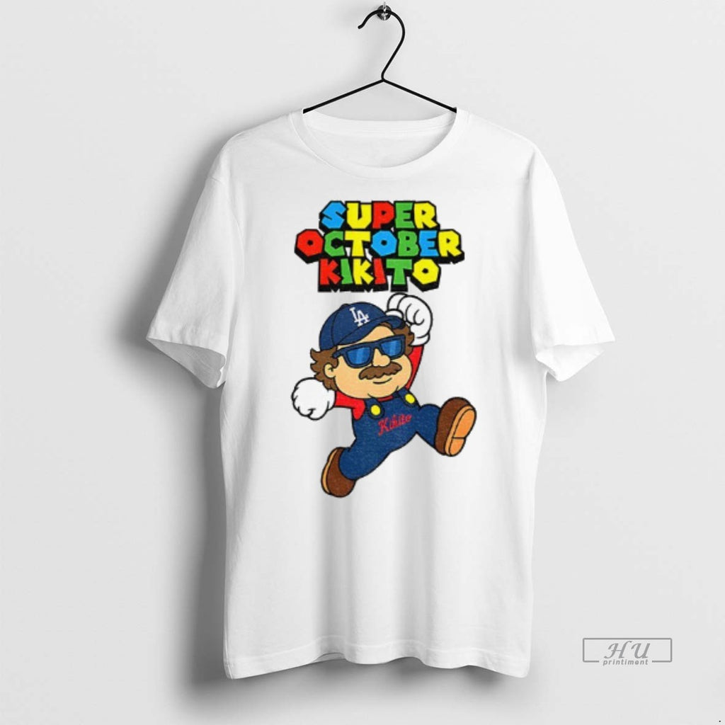 Officials Kike Hernandez Los Angeles Dodgers Baseball Super October Kikito Graphic Tee Shirt Sweater