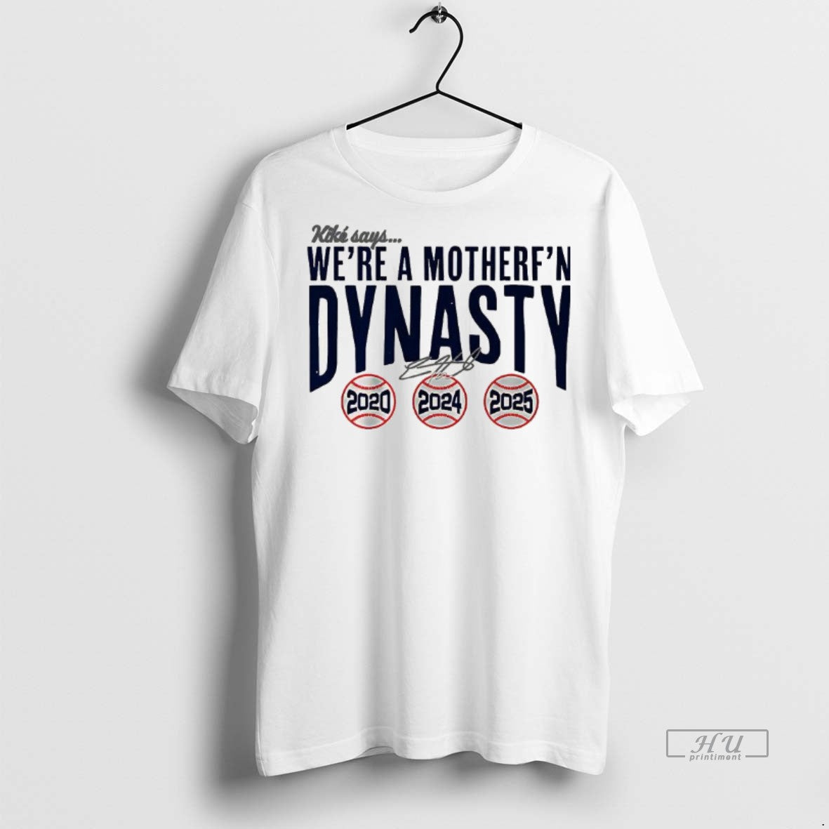 Officials Kike Hernandez Los Angeles Dodgers Says Were A Mother Fn Dynasty Signature Premium Tee