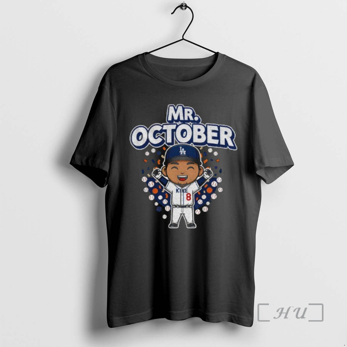Officials Kike Hernandez Los Angeles Mr October Cartoon Premium T Shirt Sweater