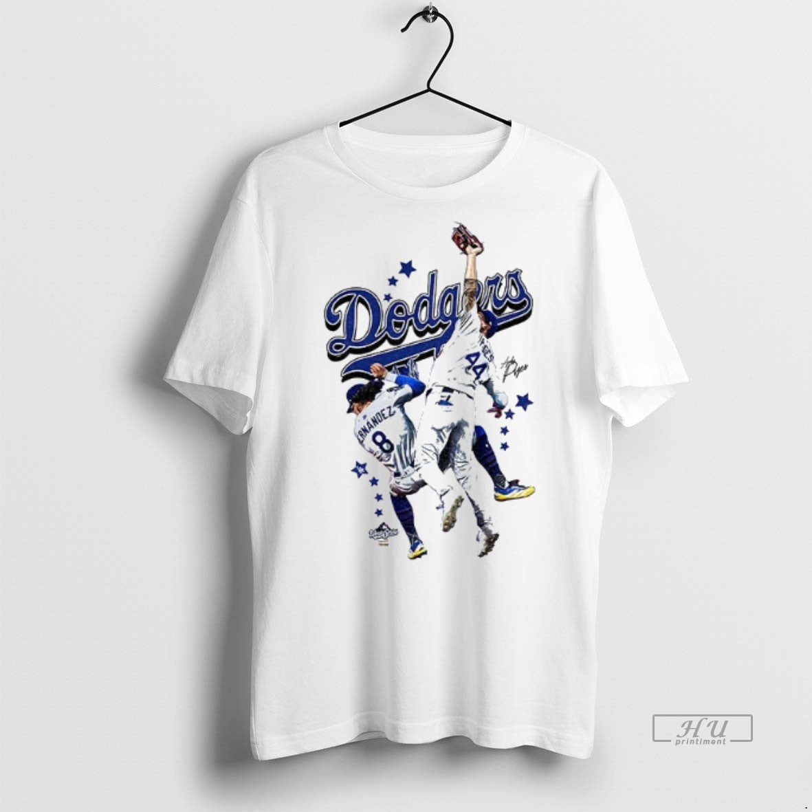 Officials Kike Hernandez And Andy Pages Los Angeles Dodgers Mlb Baseball World Series Signature Premium