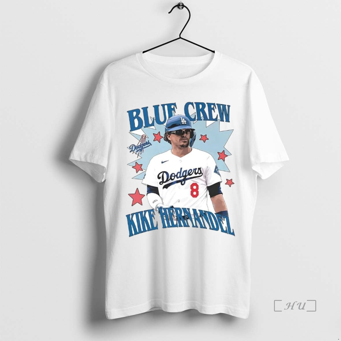 Officials Kike Hernandez Blue Crew Dodgers