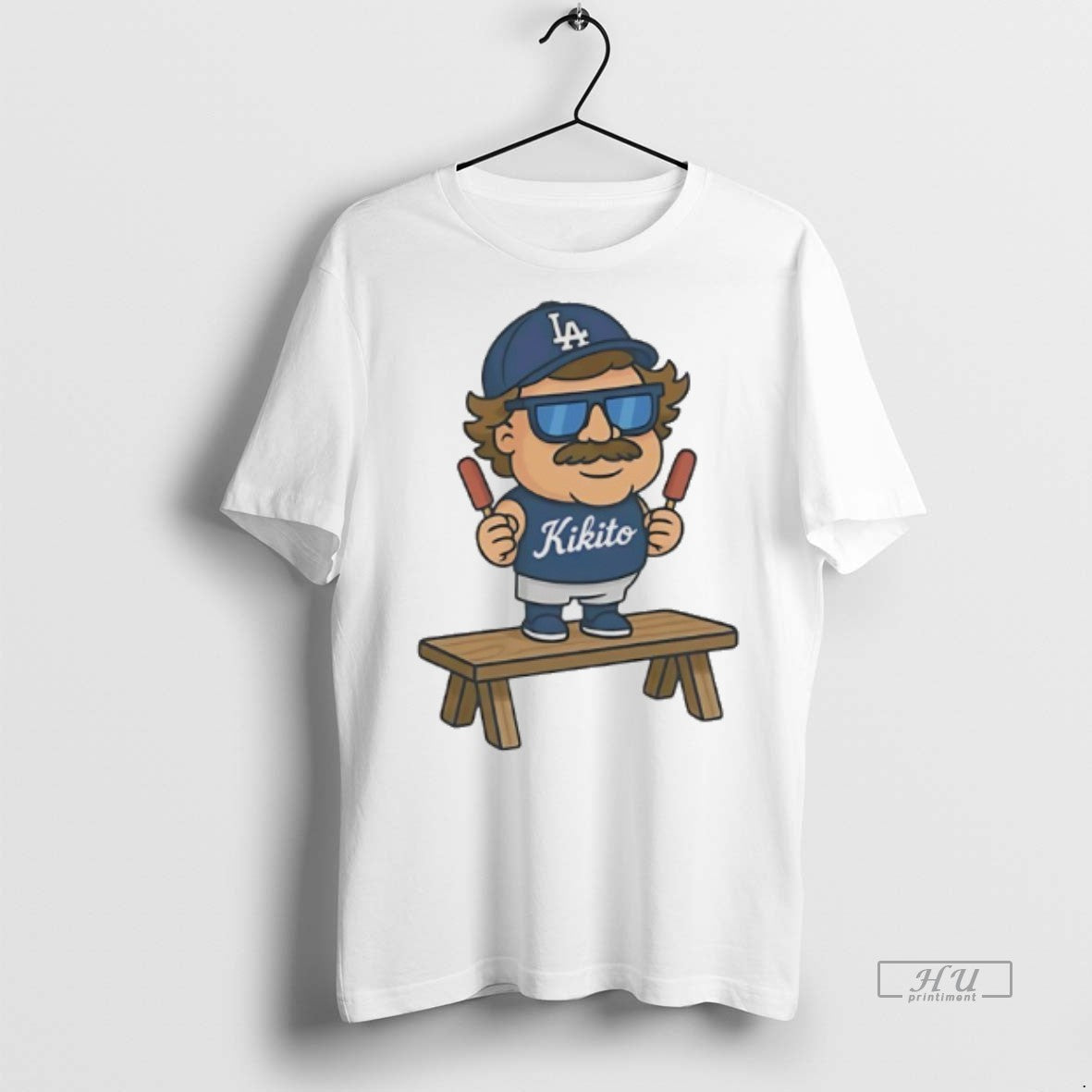 Officials Kikito Popsicles Kike Hernandez Los Angeles Dodgers Cartoon Premium Tee Shirt Sweater