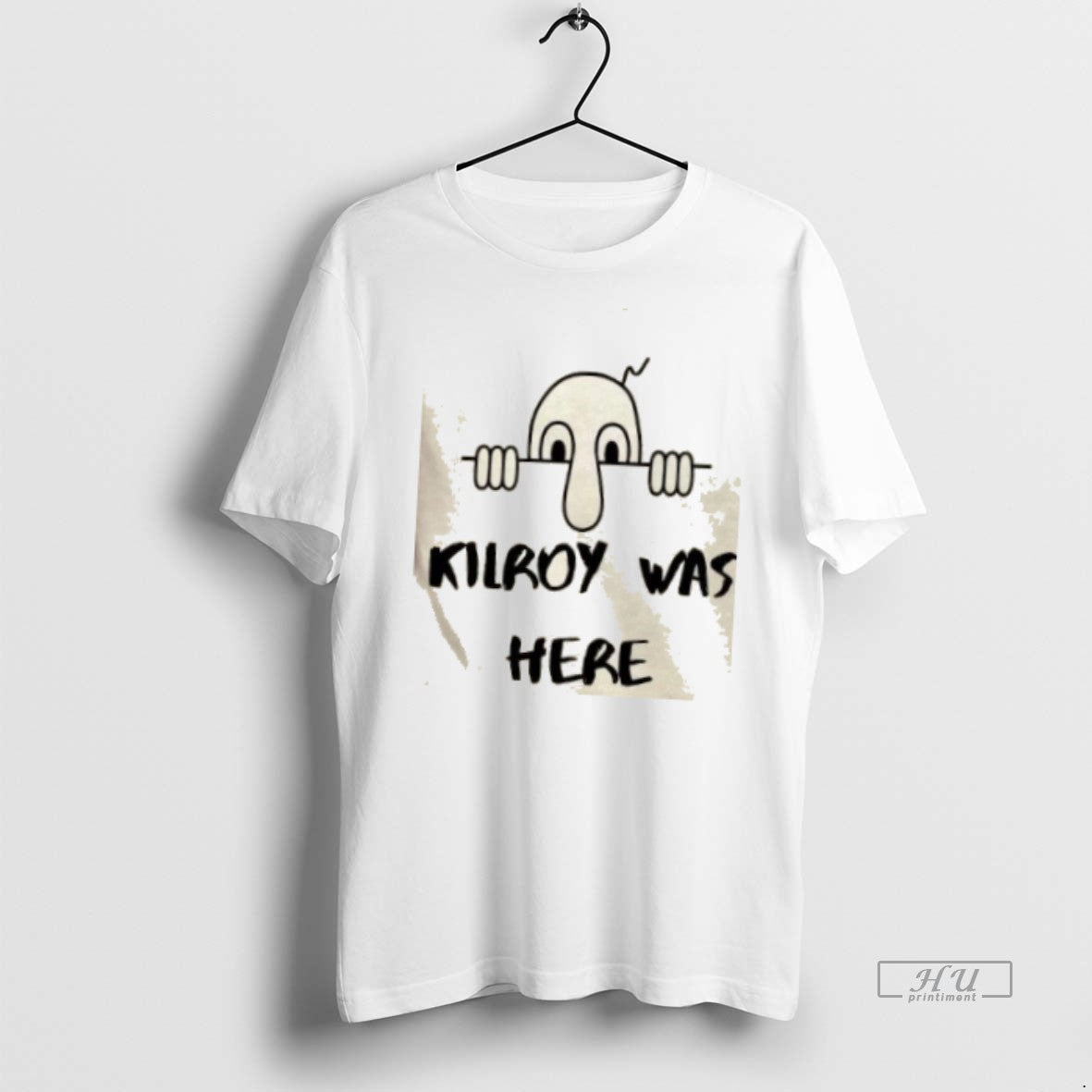 Officials Kilroy Was Here Graphic Tee Shirt Sweater