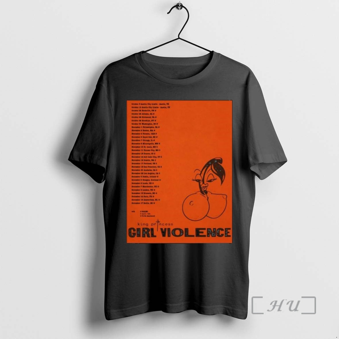 Officials King Princess Girl Violence Tour 2025 T Shirt Sweater