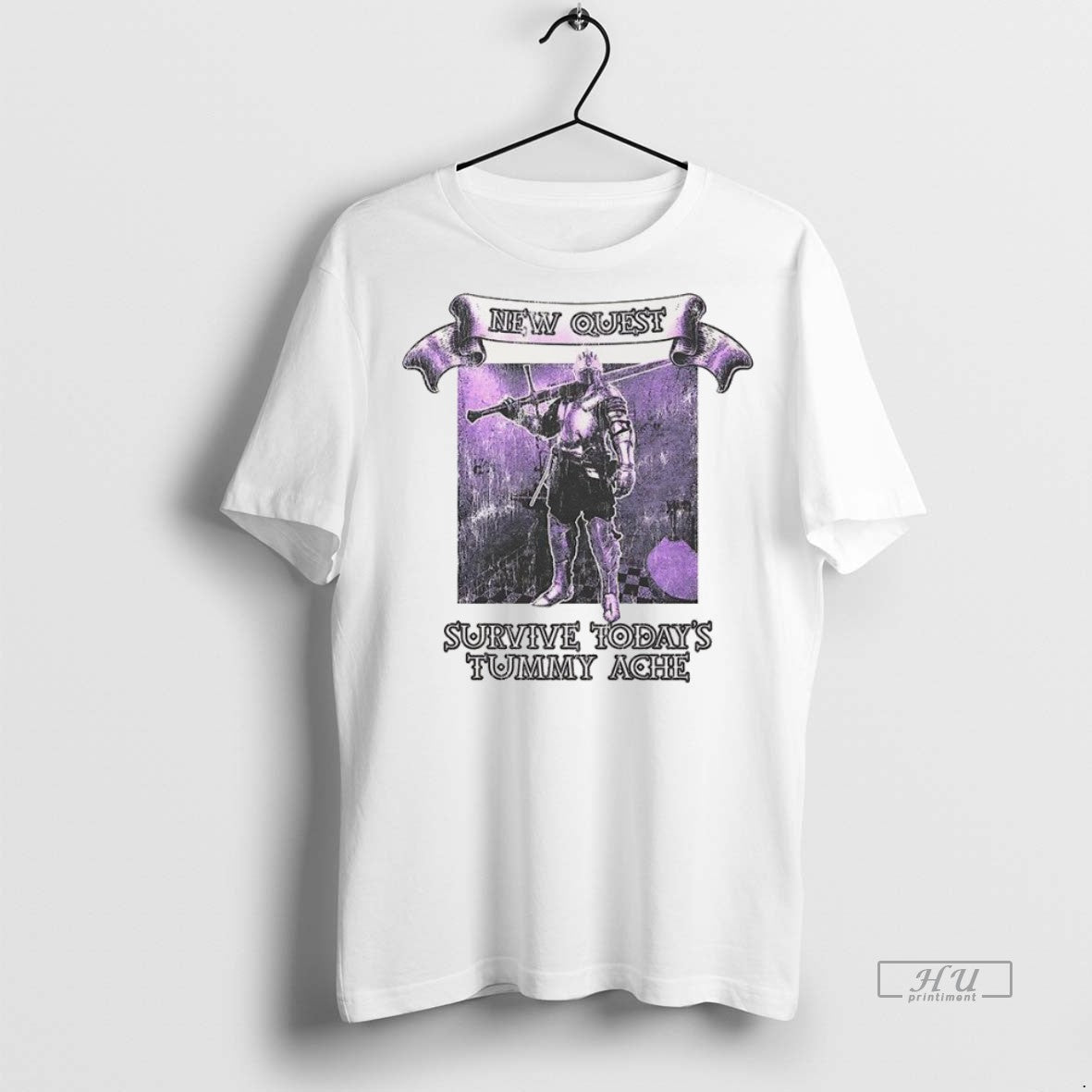 Officials Knight New Quest Survive Tummy Ache Premium Tee Shirt Sweater