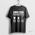 Officials Know Your Parasites Anti Trump Dabbing Premium Tee Shirt Sweater