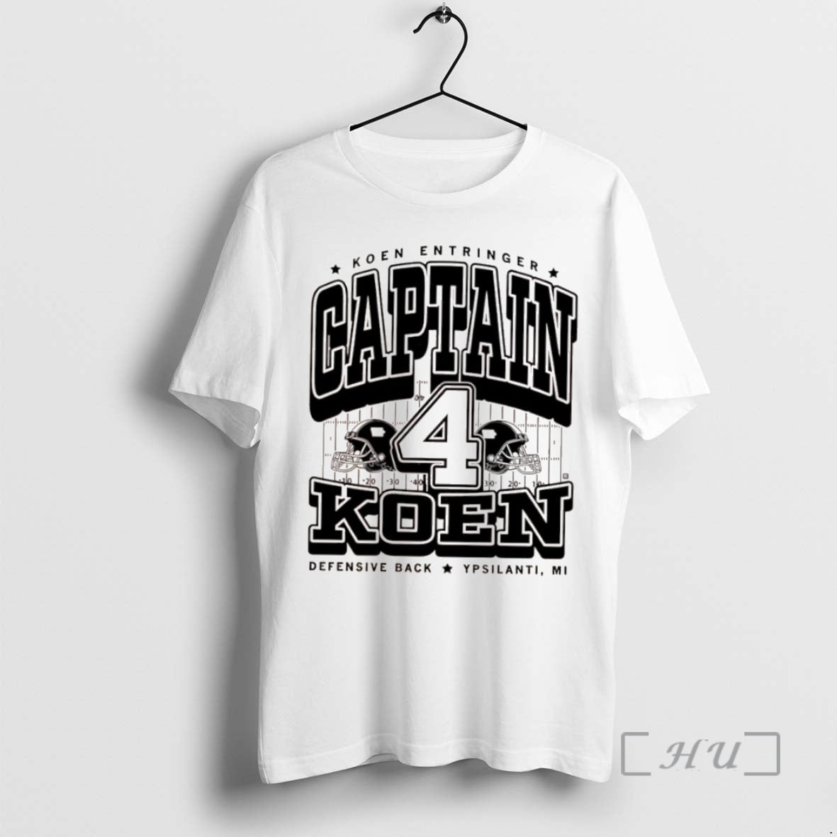 Officials Koen Entringer Captain Koen Defensive Back Ypsilanti Mi 4 Baseball T Shirt Sweater