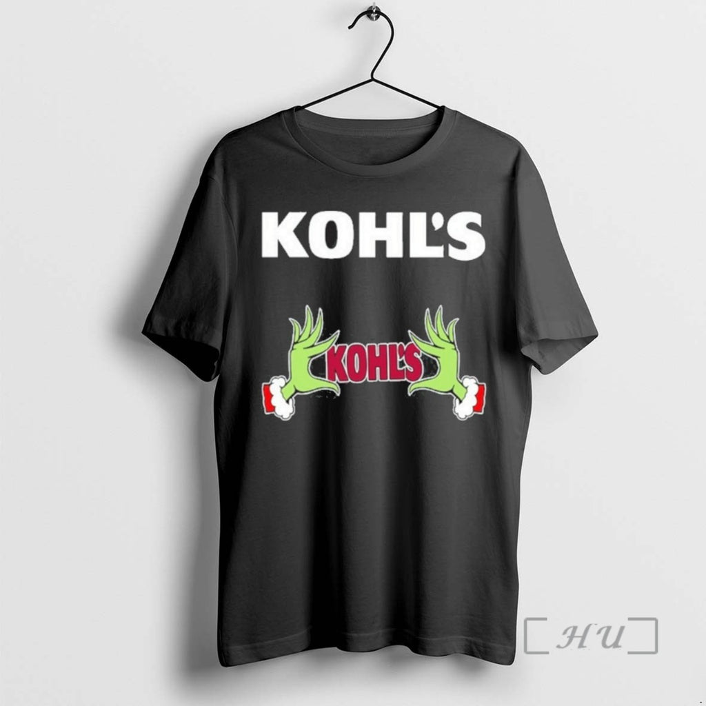 Officials Kohls Logo Grinch Hand Tee Shirt Sweater
