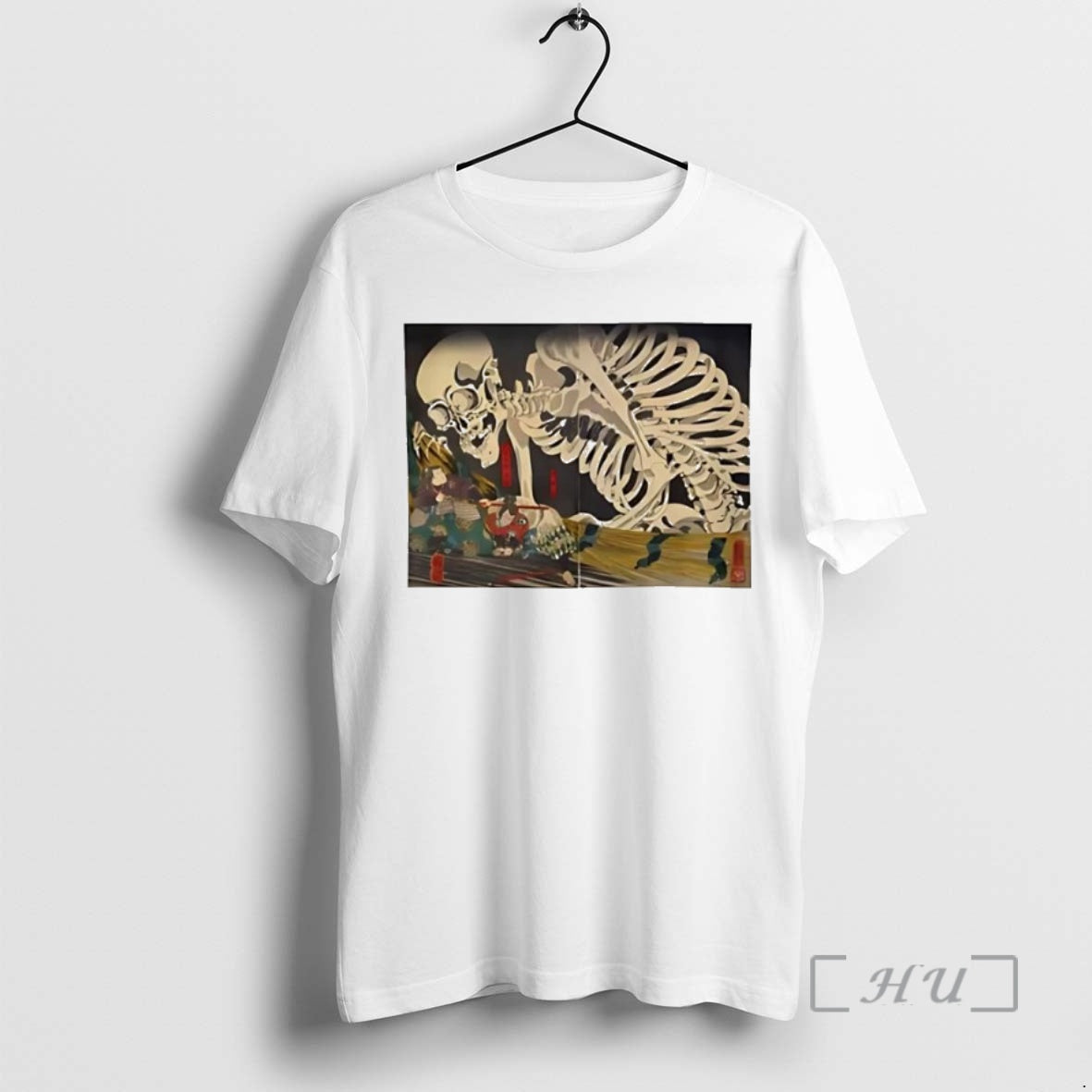 Officials Kuniyoshis Giant Skeleton Picture