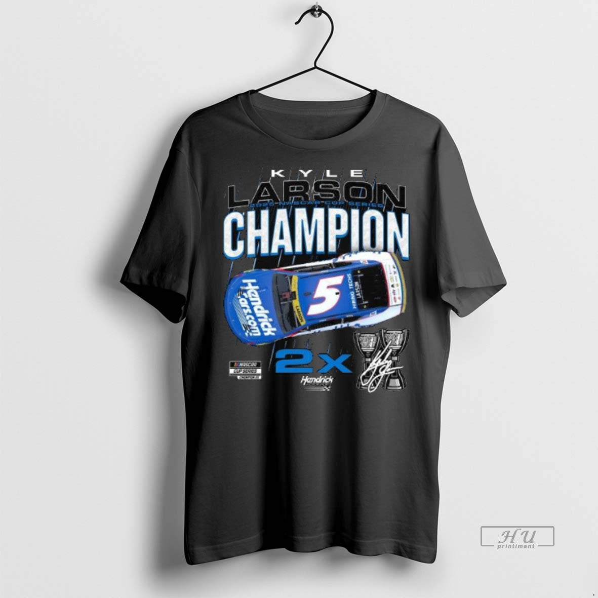 Officials Kyle Larson 2025 Nascar Cup Series Champion Stats Long Sleve Premium Tee Shirt Sweater
