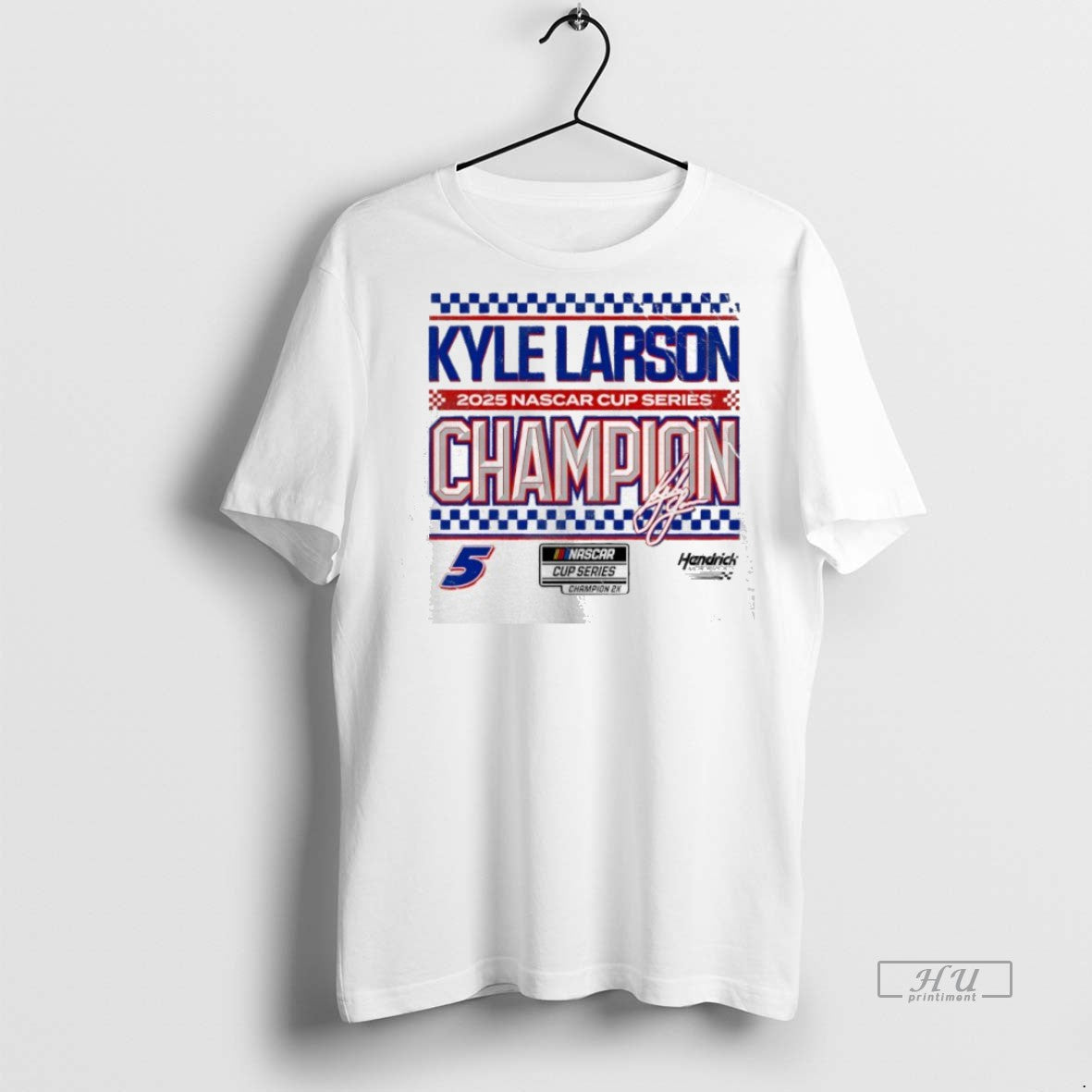 Officials Kyle Larson Hendrick 2025 Nascar Cup Series Champion Hendrick Motorsports Checkered Premium
