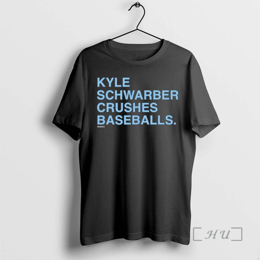 Officials Kyle Schwarber Crushes Baseballs Premium T Shirt Sweater