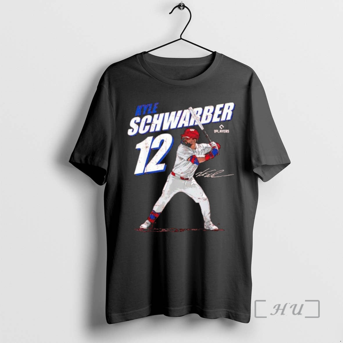 Officials Kyle Schwarber Philadelphia Baseball Players 12 Signature Moment Premium T Shirt Sweater