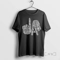 Officials La 2025 Champs Los Angeles Dodgers Fingers Sign Hands Ring Premium T Shirt Sweater