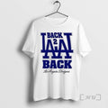 Officials La Back 2 Back Los Angeles Dodgers Premium T Shirt Sweater