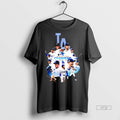 Officials La Dodgers 2025 National League Champions All Players Graphic Premium Tee Shirt Sweater