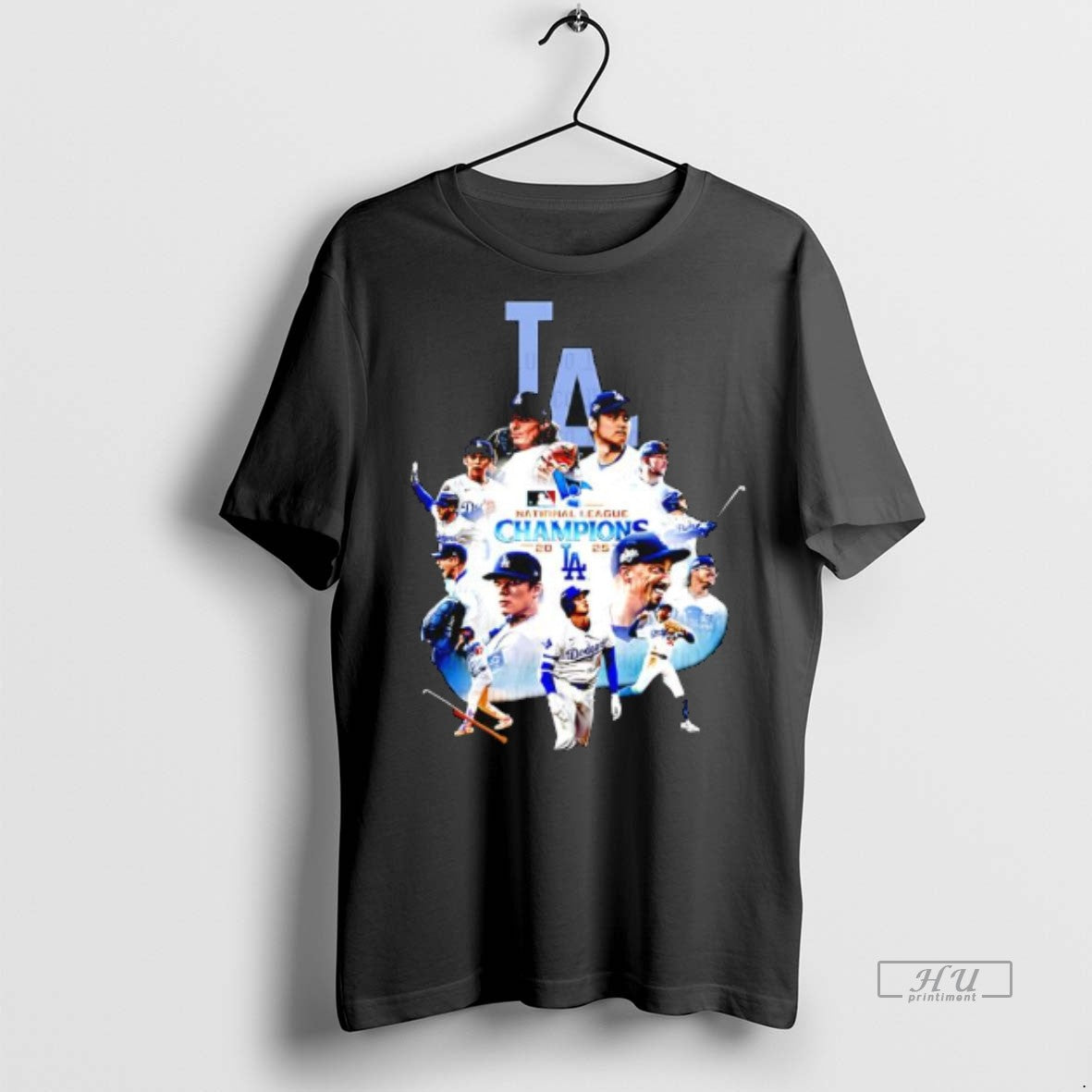 Officials La Dodgers 2025 National League Champions All Players Graphic Premium Tee Shirt Sweater