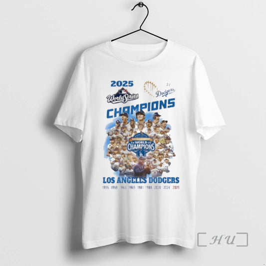Officials La Dodgers 2025 World Series Champions All Team Premium T Shirt Sweater