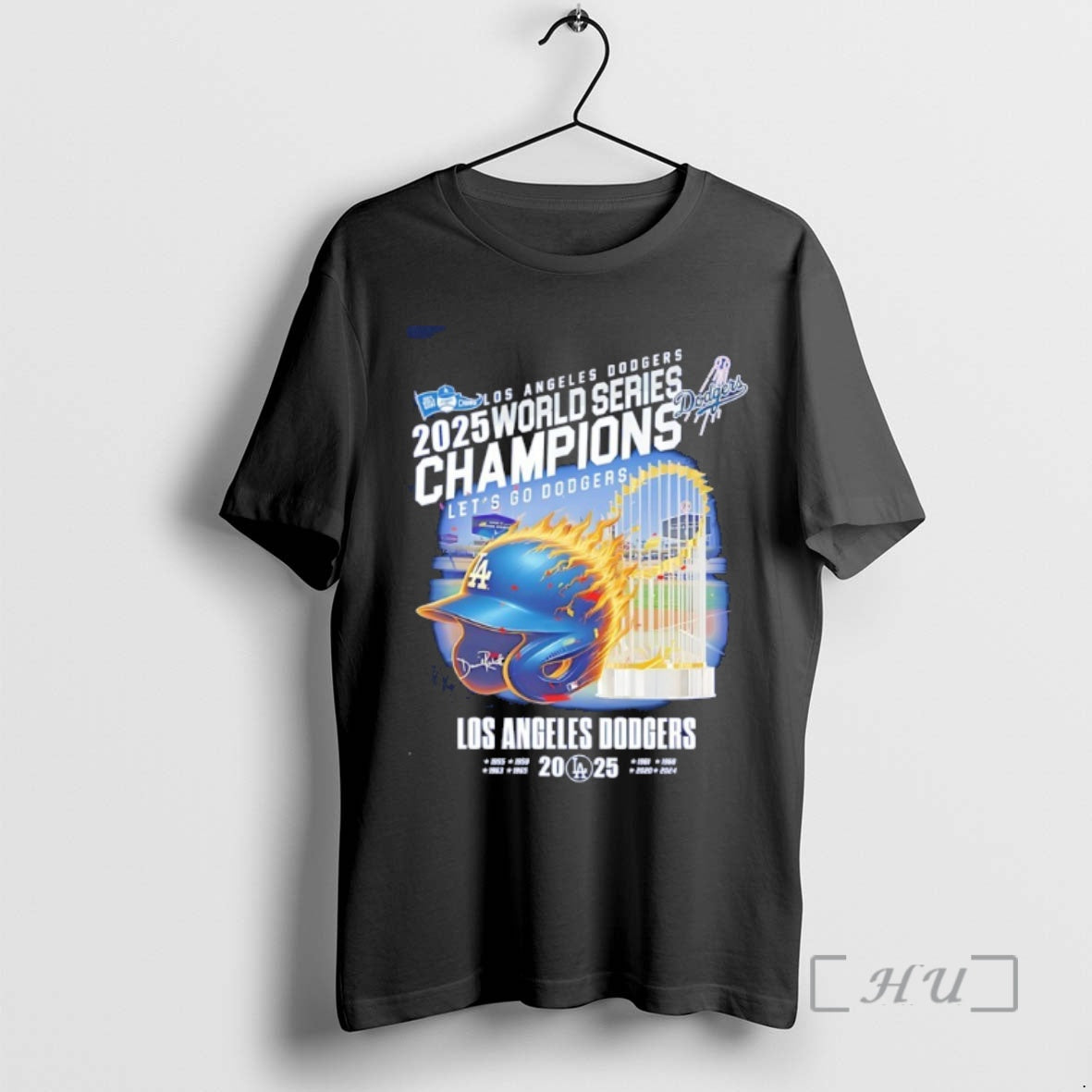 Officials La Dodgers 2025 World Series Champions Lets Go Dodgers Helmets T Shirt Sweater