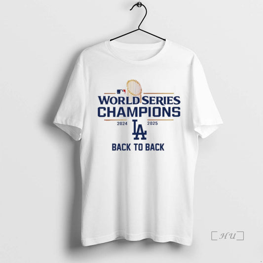 Officials La Dodgers 2025 World Series Champions Back To Back Premium T Shirt Sweater