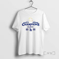 Officials La Dodgers Back 2 Back 2025 World Series Champions White 2 Sided Premium