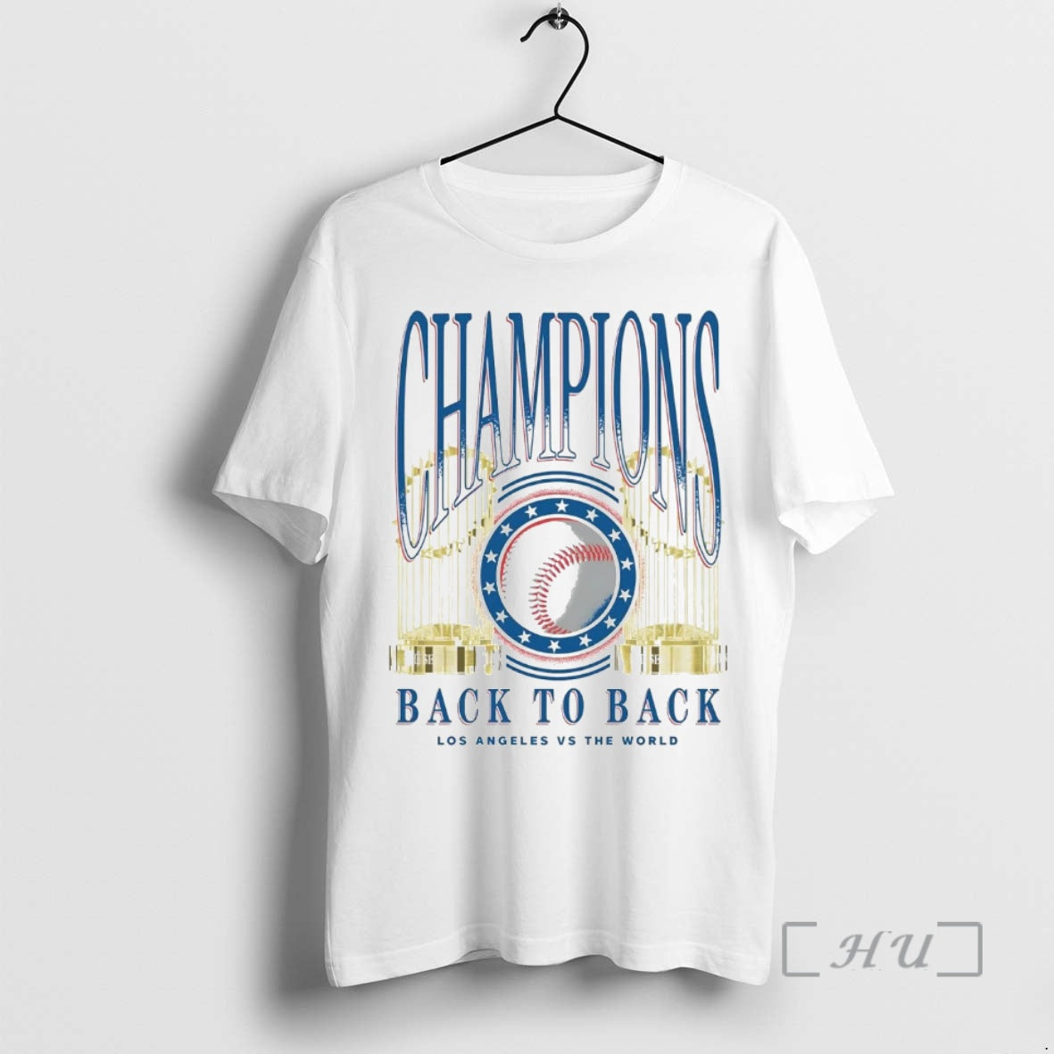 Officials La Dodgers Champions Back To Back La Vs The World Premium T Shirt Sweater