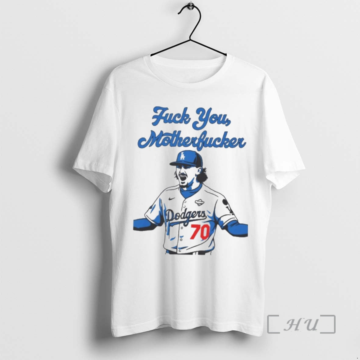 Officials La Dodgers Justin Wrobleski Fuck You Motherfucker Premium T Shirt Sweater