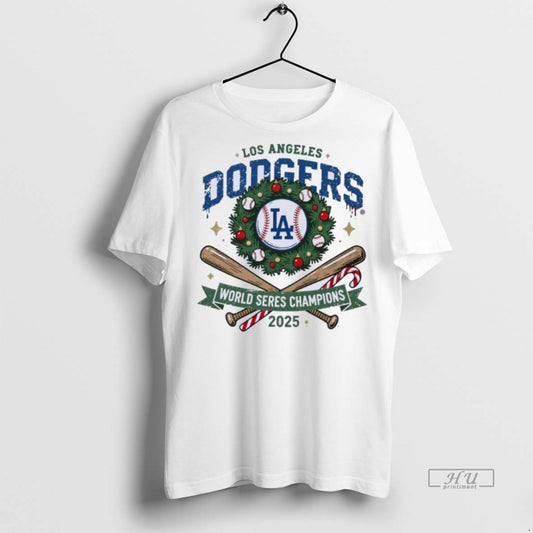 Officials La Dodgers World Series Champions 2025 Christmas Premium Tee Shirt Sweater