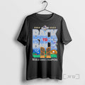 Officials La Dodgers World Series Champions Back To Back 2025 Trophy Premium T Shirts Sweater