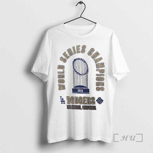 Officials La Dodgers World Series Champions Trophy 2025 Premium T Shirt Sweater