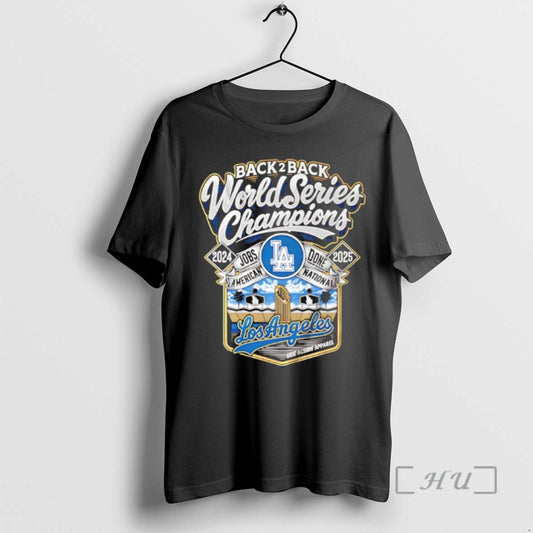 Officials La Dodgers 2024 2025 Back 2 Back Champions Jobs American Done National Premium