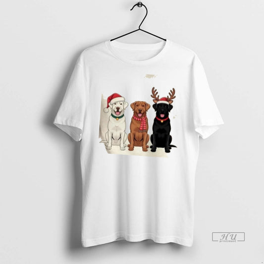 Officials Labrador Dog Merry Christmas Tee Shirt Sweater