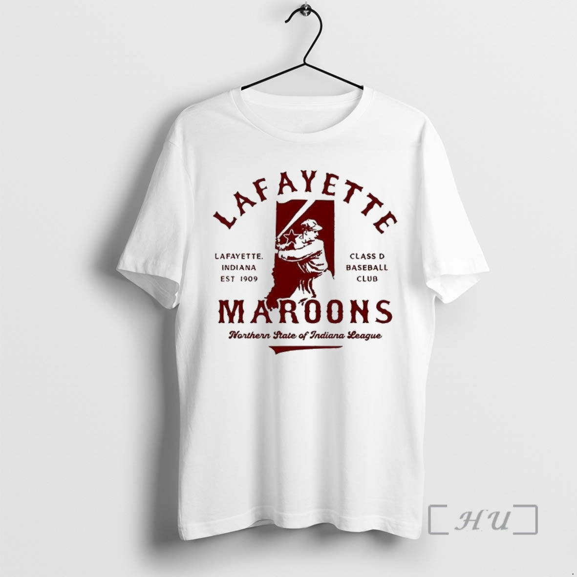 Officials Lafayette Maroons Baseball Class D Indiana Esst 1909 Vintage