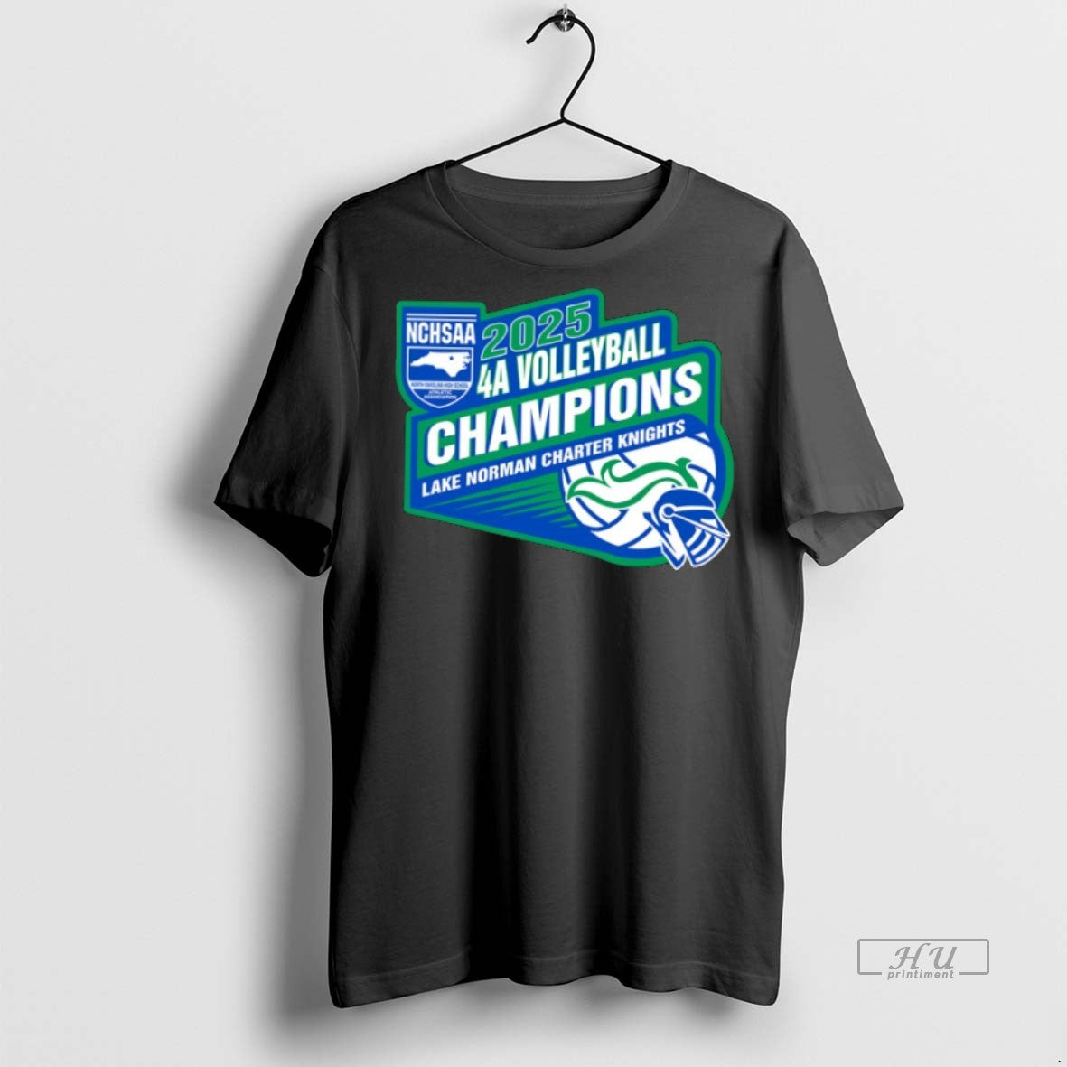 Officials Lake Norman Charter Knights 2025 Nchsaa 4a Volleyball Champions Premium Tee Shirt Sweater