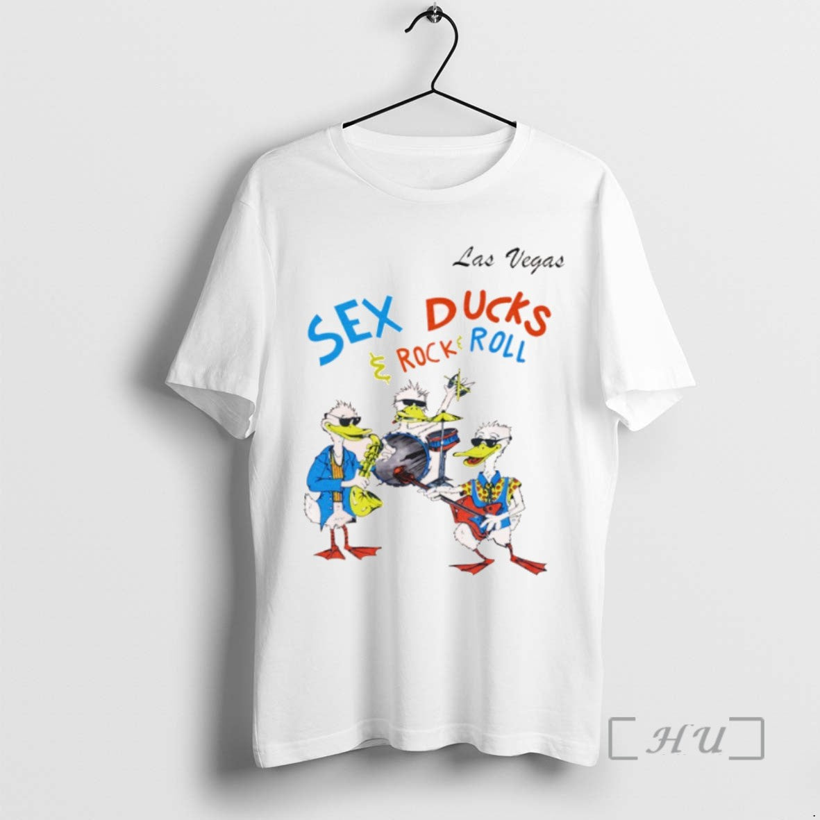 Officials Las Vegas Sex Ducks And Rock And Roll Music Tee Shirt Sweater