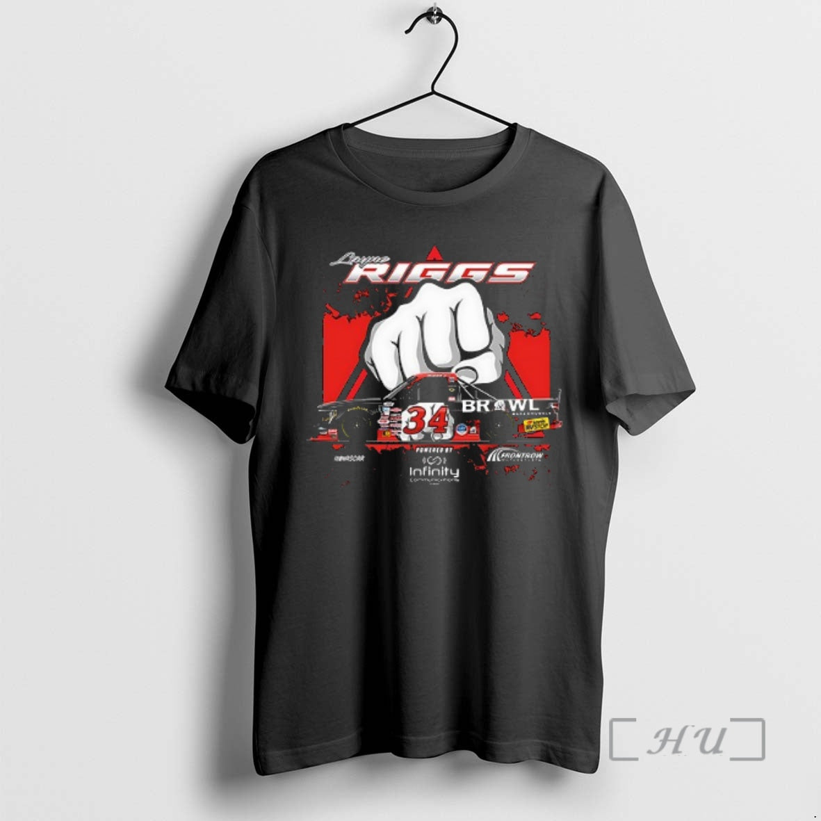 Officials Layne Riggs Checkered Flag Sports Knuckle Boxing Car