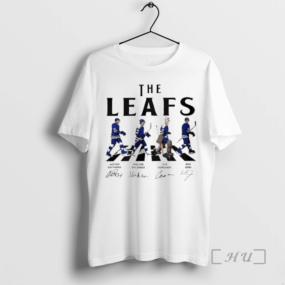 Officials Leafs Walking Abbey Road Signatures Ice Hockey