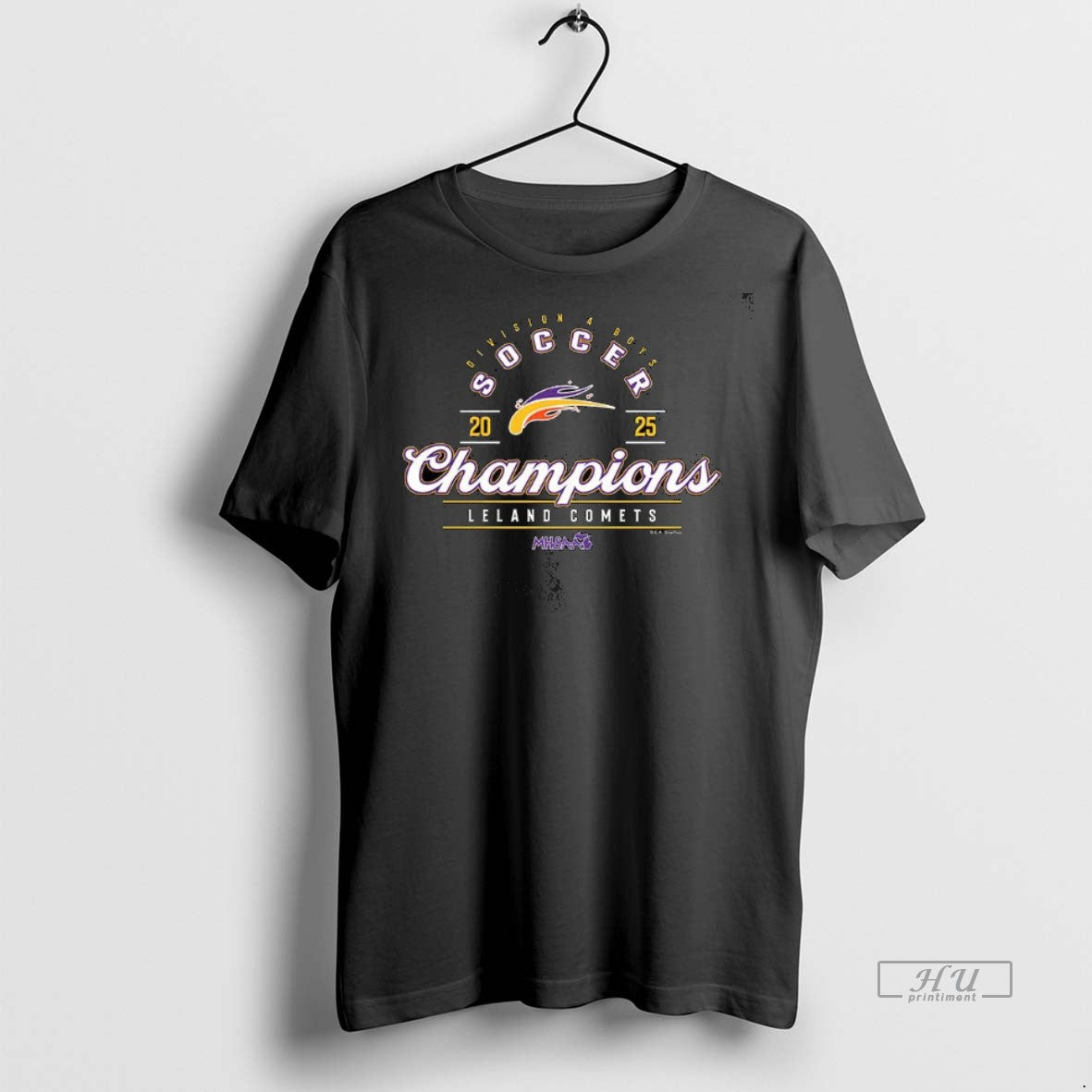 Officials Leland Comets 2025 Mhsaa Boys Soccer Division 4 Champions Premium Tee Shirt Sweater