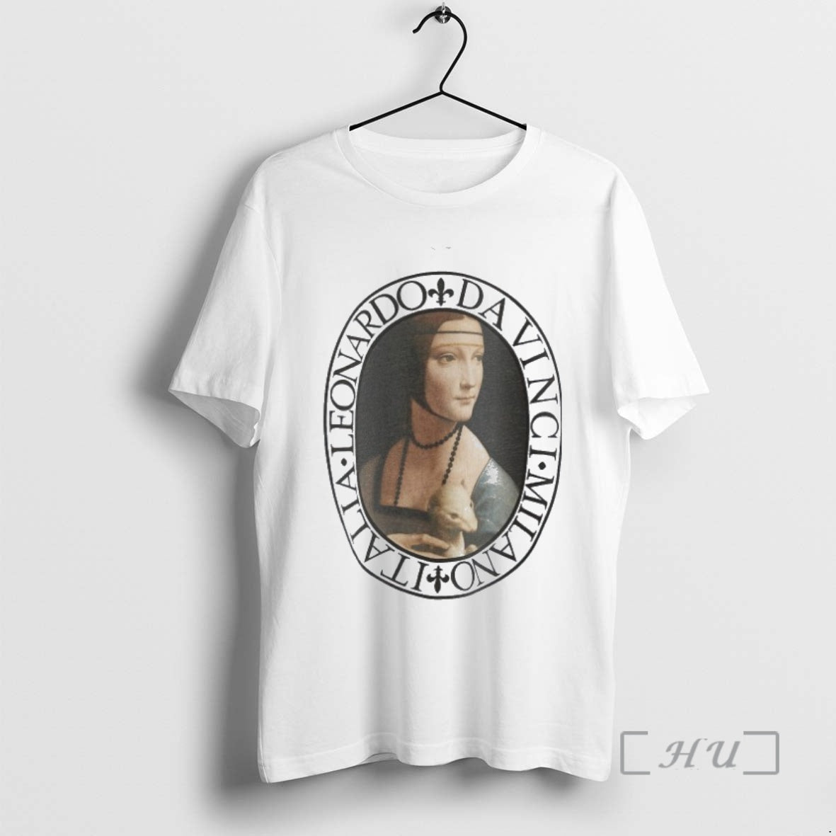 Officials Leonardo Da Vinci Milano Italia Woman And Weasel Premium T Shirt Sweater