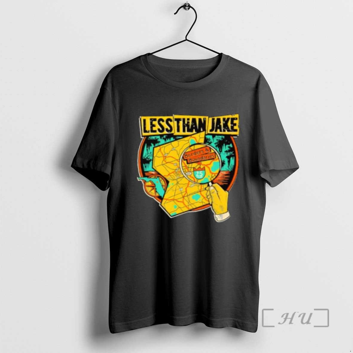 Officials Less Than Jake Borders And Boundaries Anniversary Graphic Tee Shirt Sweater