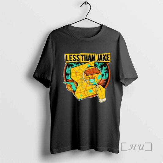 Officials Less Than Jake Borders And Boundaries Anniversary Graphic Tee Shirt Sweater
