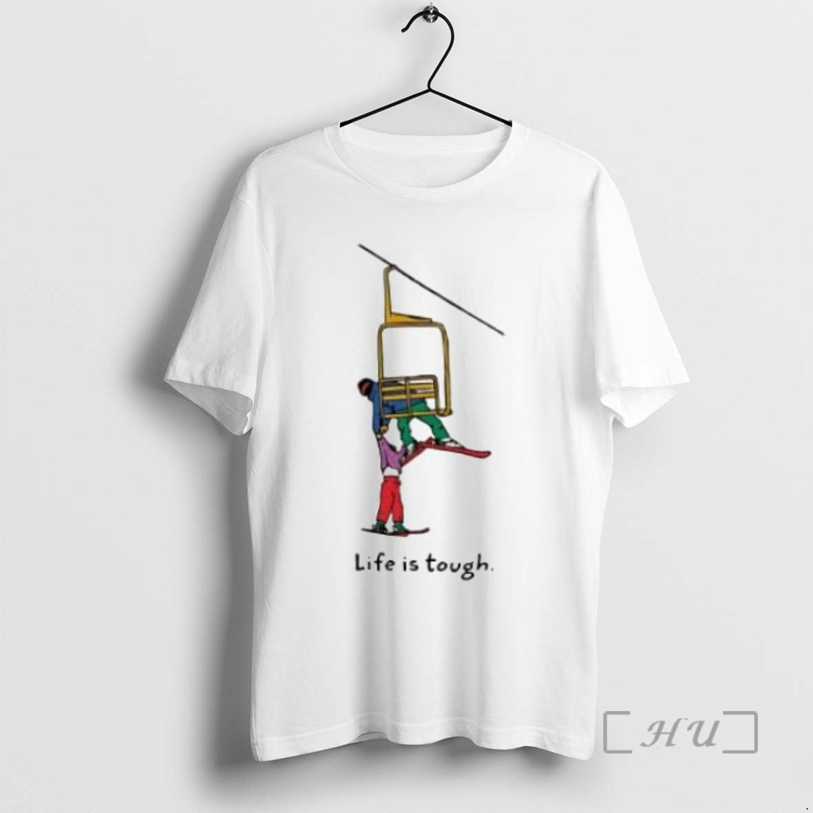 Officials Life Is Tough Wedgie Skiing Premium T Shirt Sweater