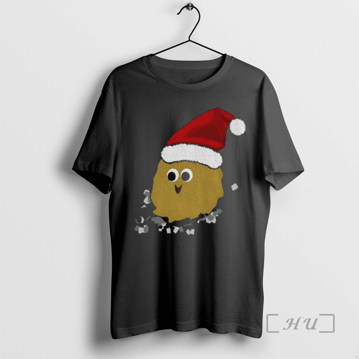 Officials Little Poop Santa Hat Merry Christmas Funny Premium T Shirt Sweater