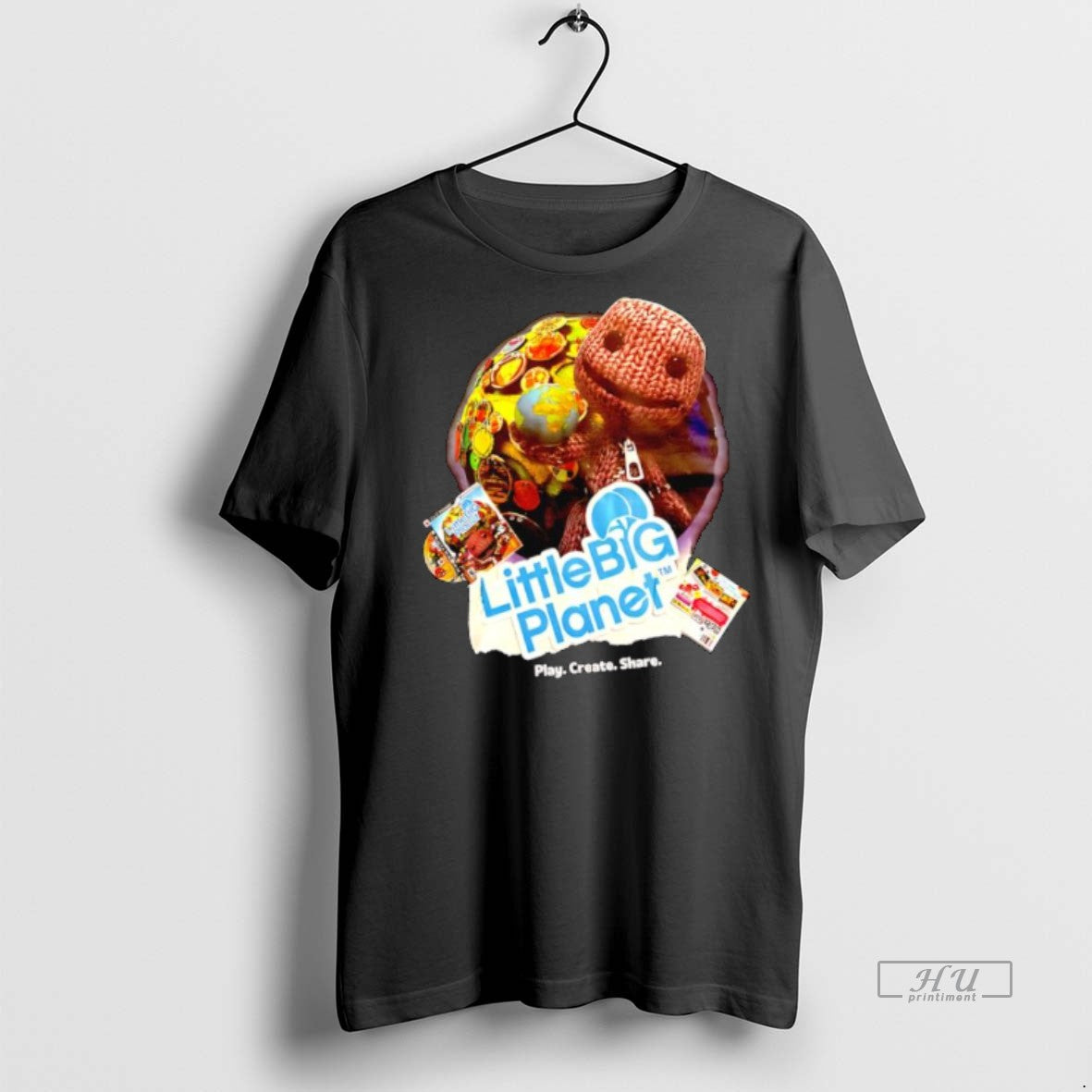 Officials Littlebigplanet Video Game Series Vintage Graphic Premium Tee Shirt Sweater