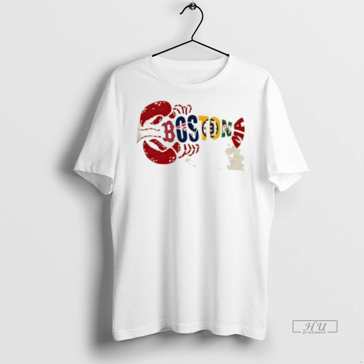 Officials Lobstah Boston Sports Logo Premium Tee Shirt Sweater