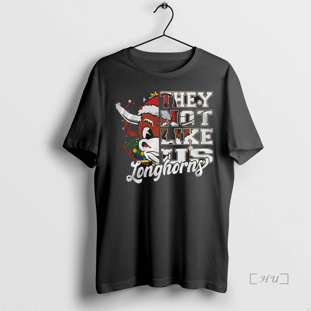 Officials Longhorns They Not Like Us Christmas T Shirt Sweater