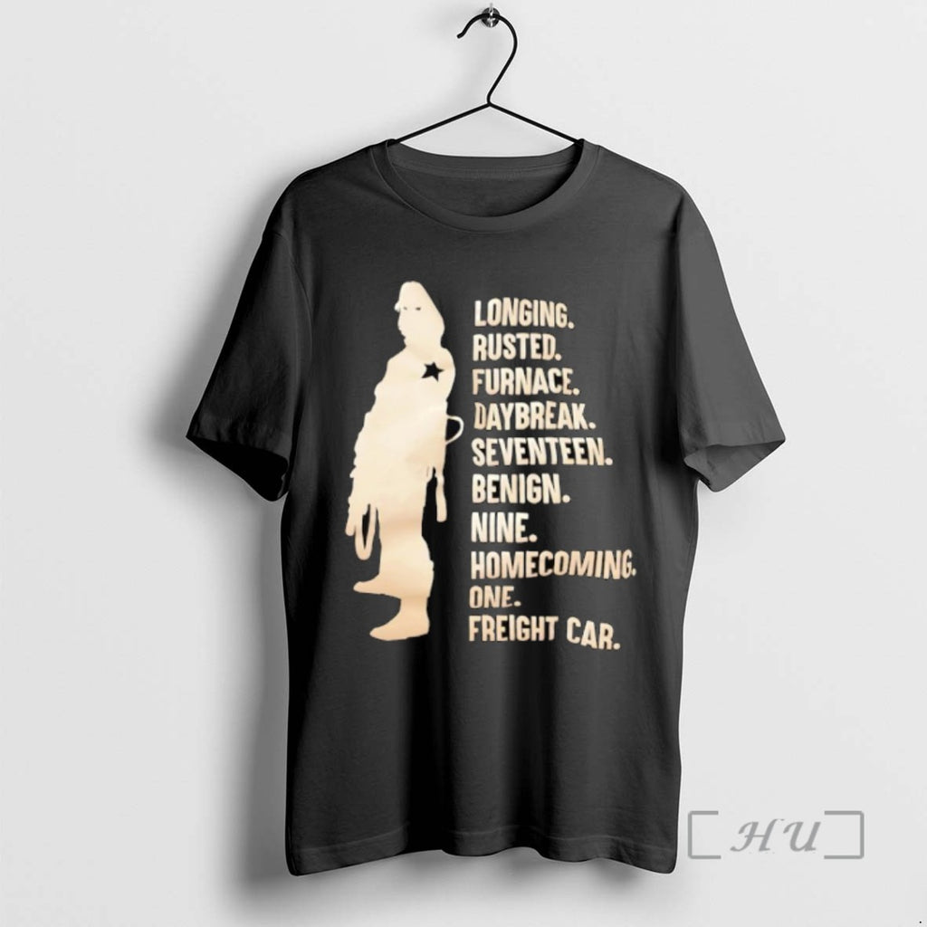 Officials Longing Rusted Furnace Daybreak Seventeen Benign Nine Homecoming One Freight Car T Shirt Sweater