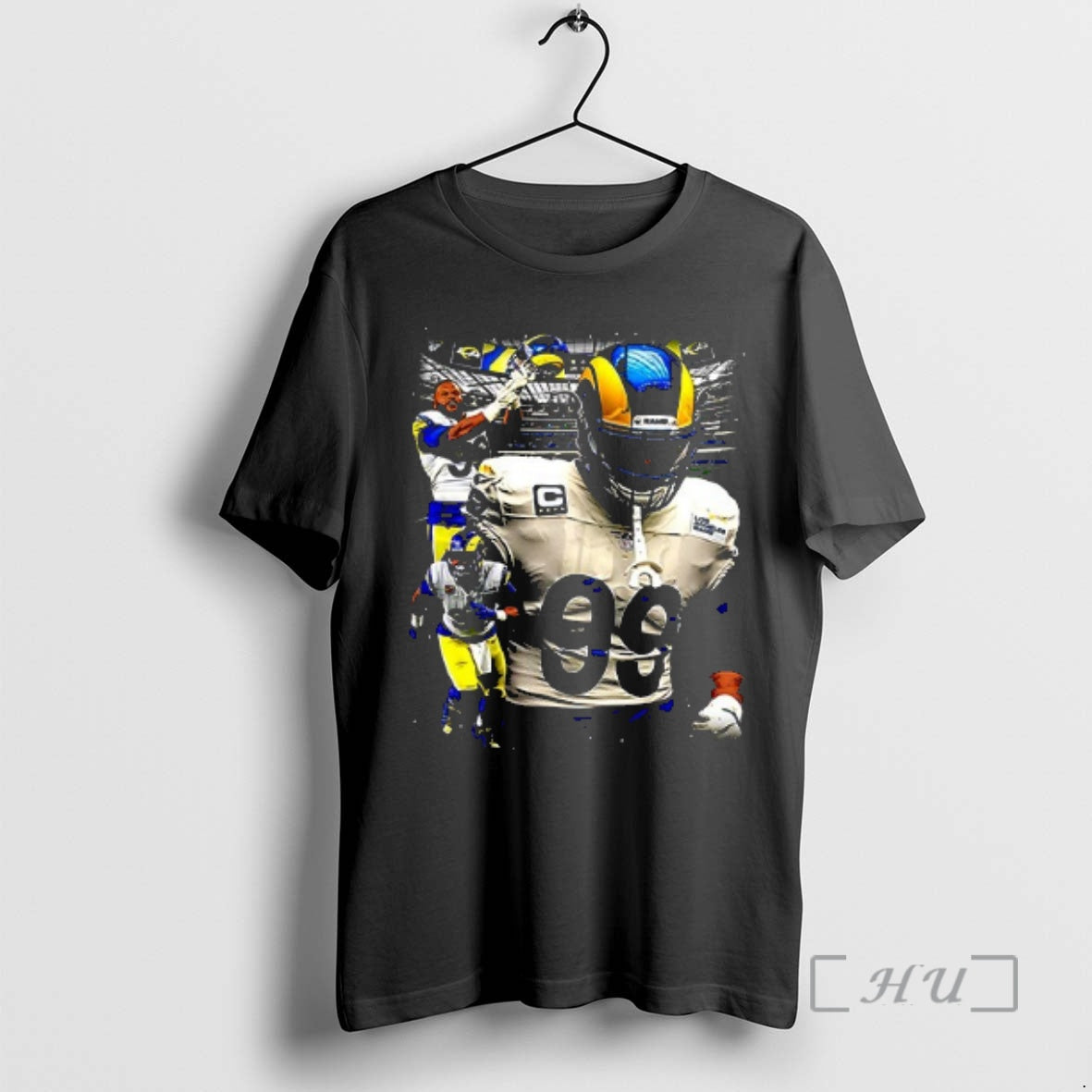 Officials Los Angeels Rams Aaron Donald Graphic Vintage