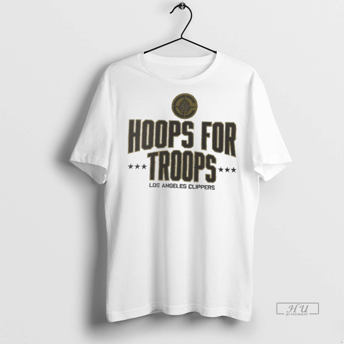 Officials Los Angeles Clippers Nba Hoops For Troops Premium Tee Shirt Sweater