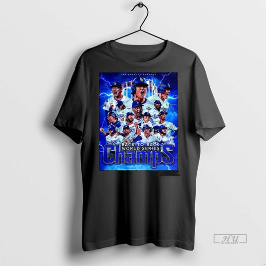 Officials Los Angeles Dodgers 2025 Back To Back World Series Champions Team Premium